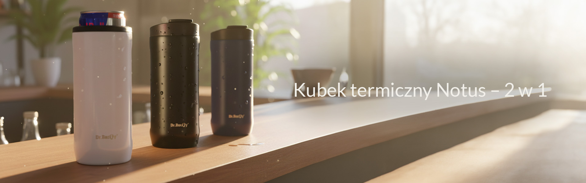 NOTUS - Kubek termiczny i cooler na puszki