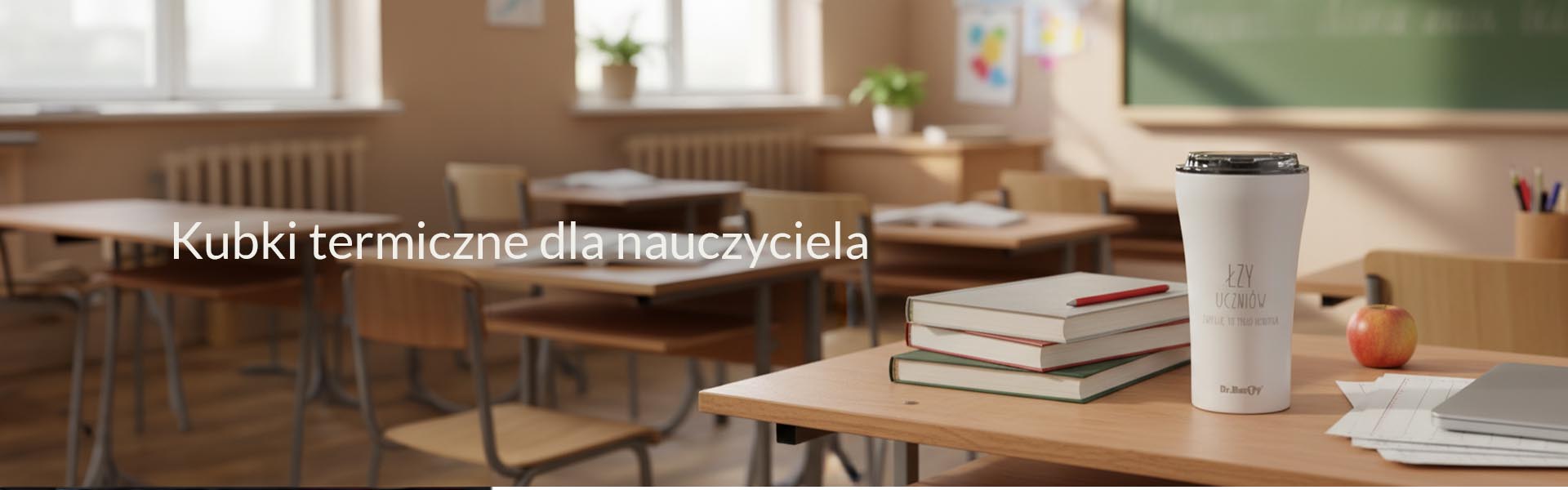 Kubki termiczne na prezent dla nauczyciela