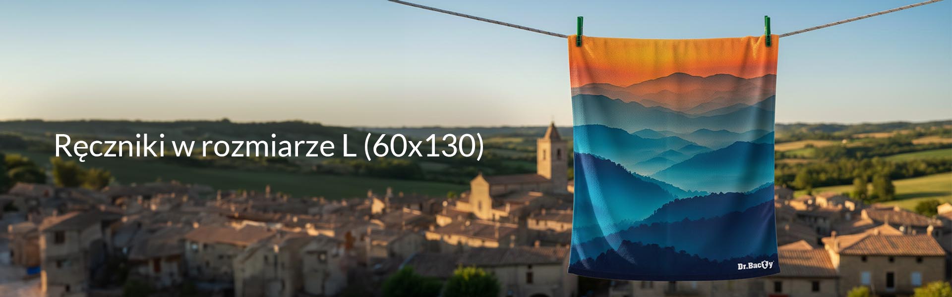 Ręczniki szybkoschnące w rozmiarze L (60x130)