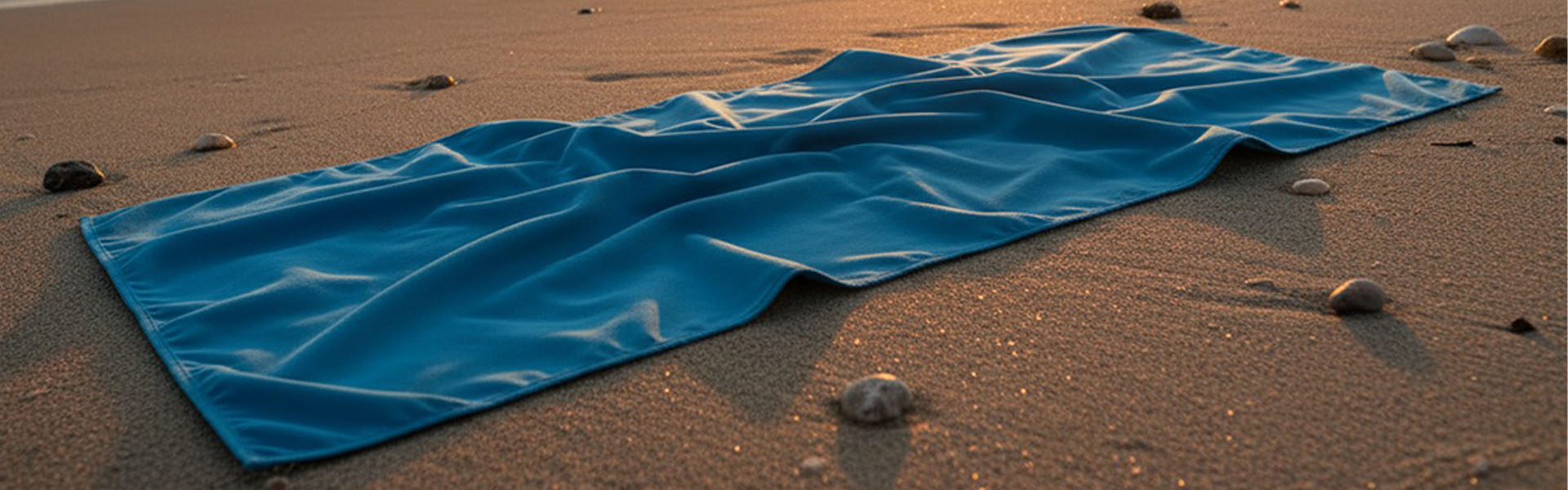 Ręcznik Dr.Bacty na plaży