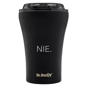 A cup with engraving dr. Bacty Apollo no - black