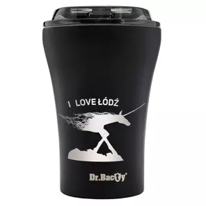 A multiple -use cup of Dr. Bacty Apollo City of Lodz - black