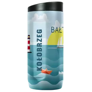 Cooler for can Dr.Bacty Notus 360 ml Kołobrzeg - white