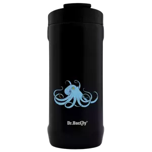 Cooler for can Dr.Bacty Notus 360 ml Octopus Blue - black