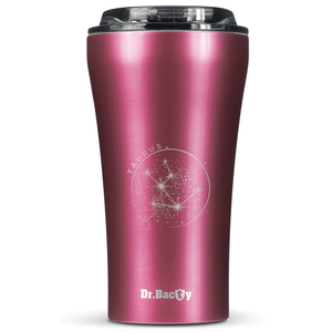 Dr.Bacty Apollo 2.0 360 ml ‘Bull’ thermal coffee mug - Pink