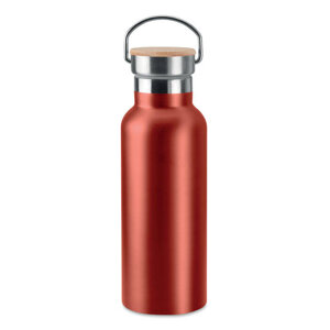 Dr.Bacty Iris 500 ml steel thermal bottle - Red metallic