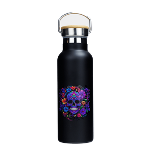 Dr.Bacty Iris stainless steel thermal bottle - black - Czacha