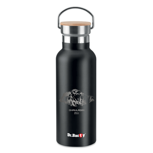 Dr.Bacty Iris stainless steel thermal bottle - black - Daulagiri