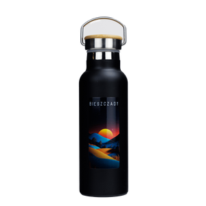 Dr.Bacty Iris steel thermal bottle - black - Bieszczady