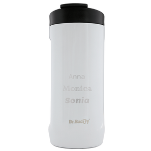 Dr.Bacty Notus 360 ml thermal mug with engraving - white