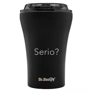 Take -out coffee mug Dr. Bacty Apollo seriously - black