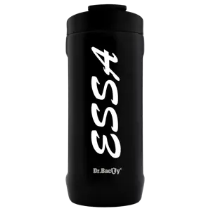 Thermal coffee mug 2-in-1 Dr.Bacty Notus 360 ml - ESSA - black.