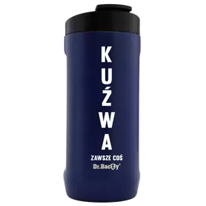 Thermal coffee mug 2in1 Dr.Bacty Notus 360 ml - Damn - navy blue.