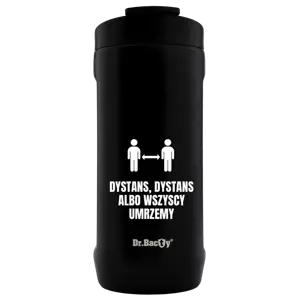 Thermal mug 2-in-1 Dr.Bacty Notus Distance - black.