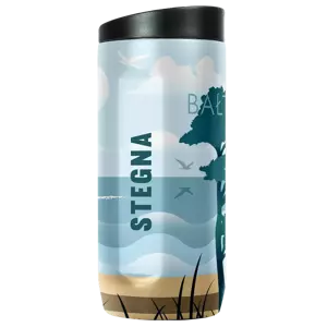 Thermal mug 2-in-1 Dr.Bacty Notus Stegna - white.