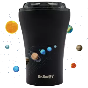 Thermal mug Dr.Bacty Apollo Planety - black.