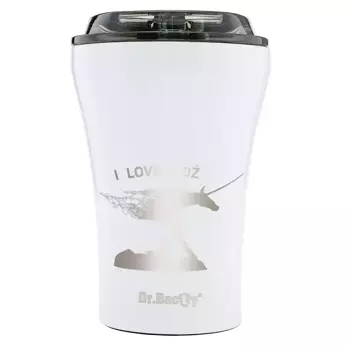 A multiplayer coffee mug of reusable Dr. Bacty Apollo Lodz - White