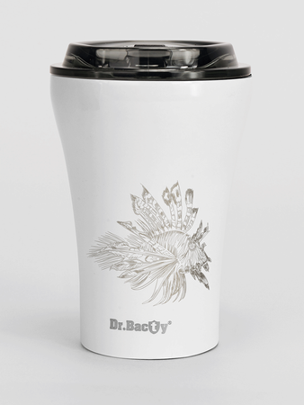 Coffee mug Dr.Bacty Apollo Winged - White