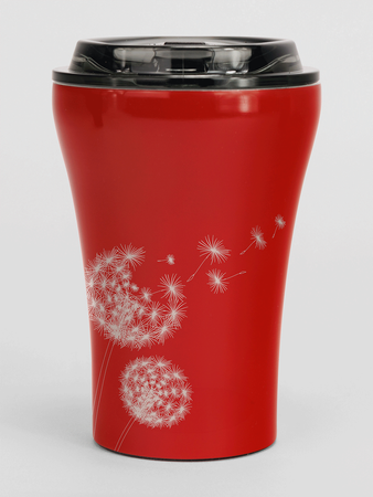 Coffee mug Dr.Bacty Apollo dandelion - red