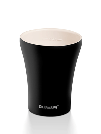 Coffee thermal mug with ceramic coating Dr.Bacty Apollo 227 ml - black