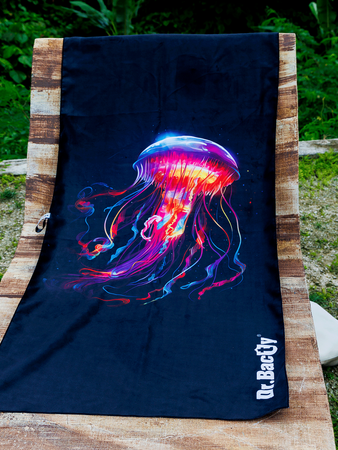 Dr.Bacty 60x130 double-sided quick-dry towel - Medusa