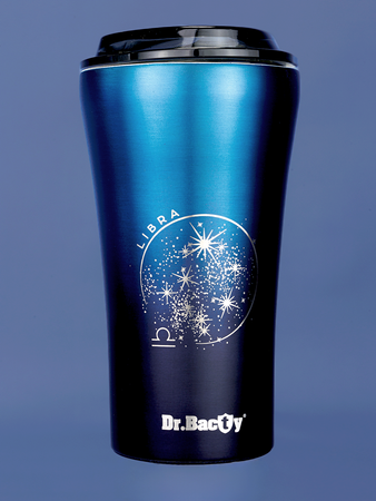 Dr.Bacty Apollo 2.0 thermal coffee mug - Libra - 360 ml - Monaco Blue