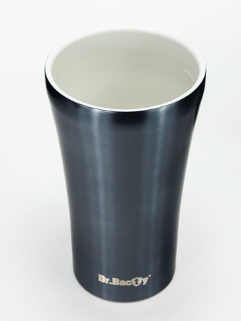 Dr.Bacty Apollo 2.0 thermal coffee mug - Tasty coffee - 360 ml - Gunmetal