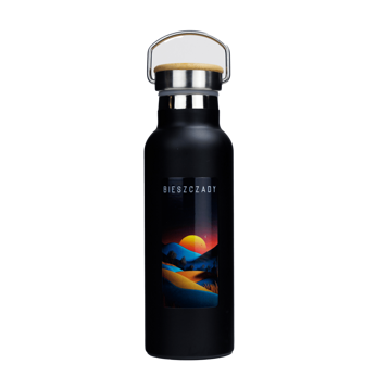 Dr.Bacty Iris steel thermal bottle - black - Bieszczady