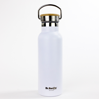 Dr.Bacty Iris steel thermal bottle - white - NASA