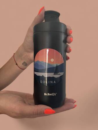 Dr.Bacty thermal coffee mug SOLINA - Black