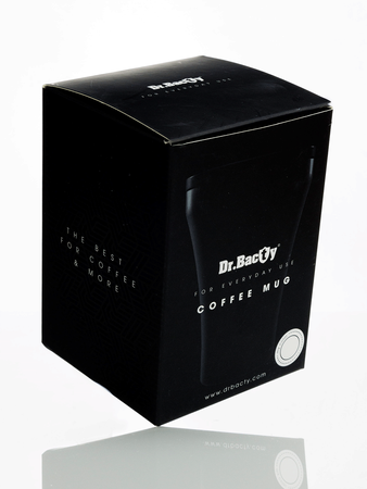 Thermal coffee mug Dr. Bacty Apollo Glamor - White