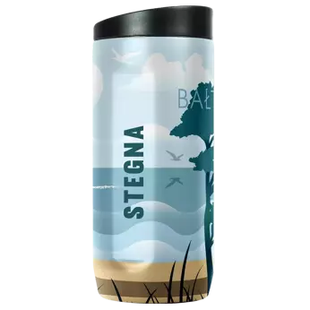 Thermal mug 2-in-1 Dr.Bacty Notus Stegna - white.