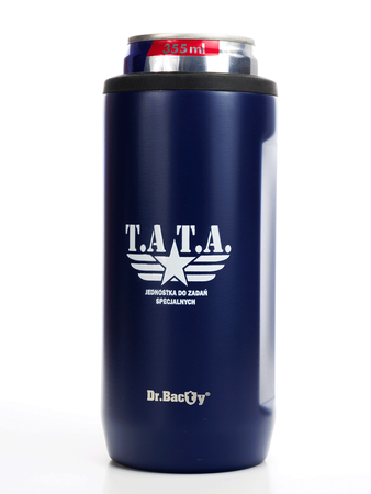 Thermal mug of Dr. Bacty Notus Dad - navy blue