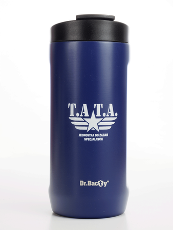 Thermal mug of Dr. Bacty Notus Dad - navy blue