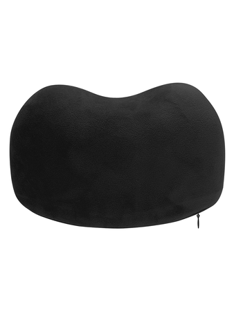 Travel pillow around the neck Dr. Bacty - Black. Plus ear plugs and eye band