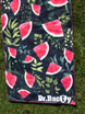 Beach towel made of antibacterial double-sided microfiber Dr.Bacty 70x140 - watermelon.