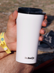 Ceramic-coated thermal Coffee Mug Dr.Bacty  Apollo 2.0 360 ml - Glossy White