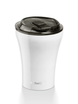 Coffee thermal mug with ceramic coating Dr. Bacty Apollo 227 ml - white