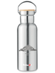 Dr.Bacty Iris stainless steel thermal bottle - silver - Makalu