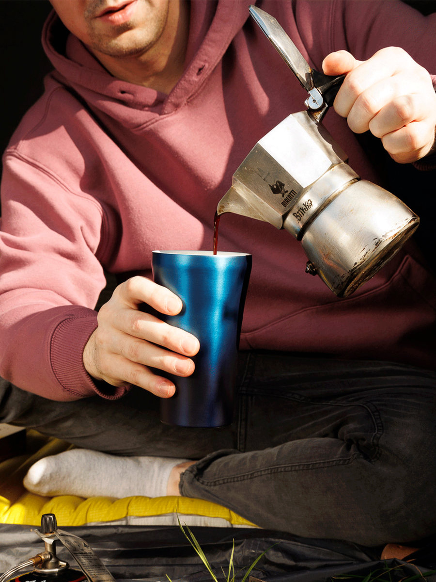 Dr.Bacty Apollo 2.0 thermal coffee mug - 360 ml - Monaco Blue - after sales