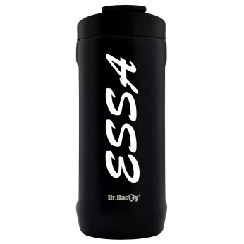 Thermal coffee mug 2-in-1 Dr.Bacty Notus 360 ml - ESSA - black.