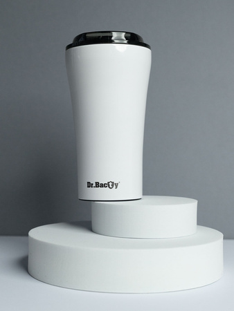 Kubek termiczny na kawę Dr.Bacty Apollo 2.0 - 360  ml - Glossy White