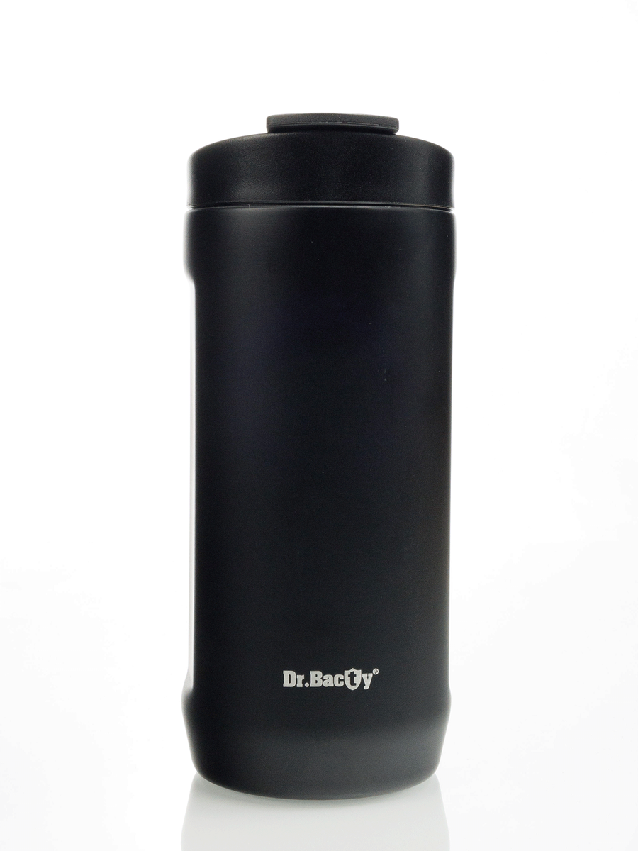 Thermal coffee mug 2-in-1 Dr.Bacty Notus 360 ml - black - after sales