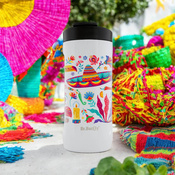 Kubek na napoje Dr.Bacty  Notus 360 ml - Meksyk - biały