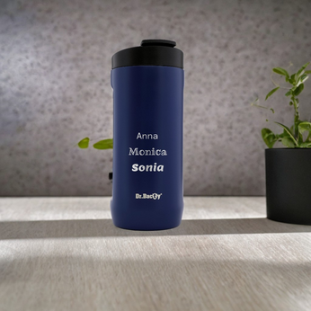 Dr.Bacty Notus 360 ml thermal mug with engraving - navy blue