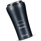 Kubek termiczny na kawę Dr.Bacty Apollo 2.0 - 360 ml - Gunmetal - Z twoim grawerem