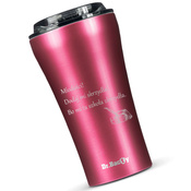 Kubek termiczny na kawę Dr.Bacty Apollo 2.0 - Oda do młodości - 360 ml - Pink