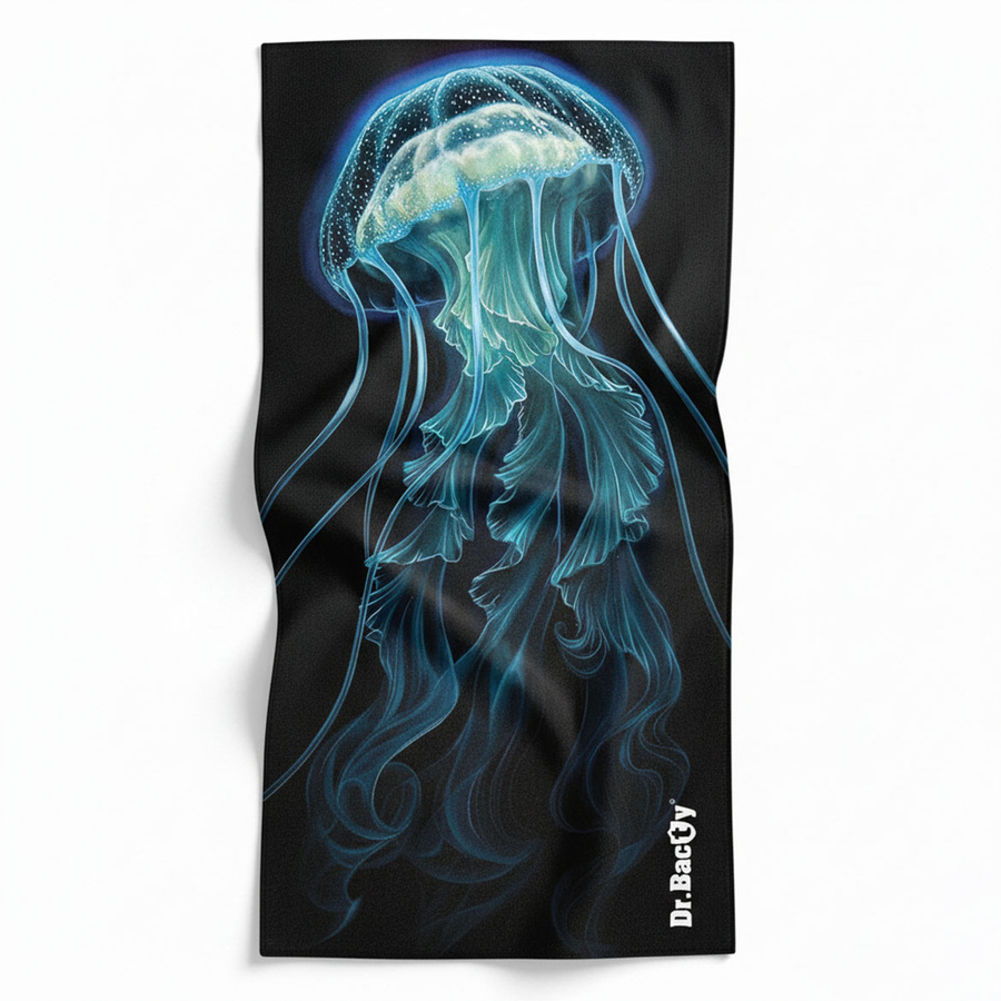 Dr.Bacty 70x140 double-sided quick-dry towel - Medusa