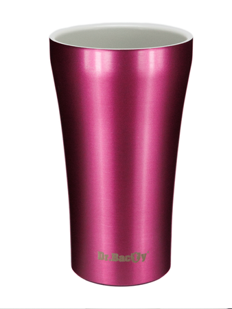 Kubek termiczny na kawę Dr.Bacty Apollo 2.0 360 ml "Wodnik" - Pink