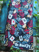 Gym towel quick-drying antibacterial double-sided 70x140 Revolver.